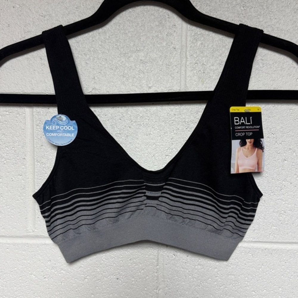 Bali Black and Gray Crop Top